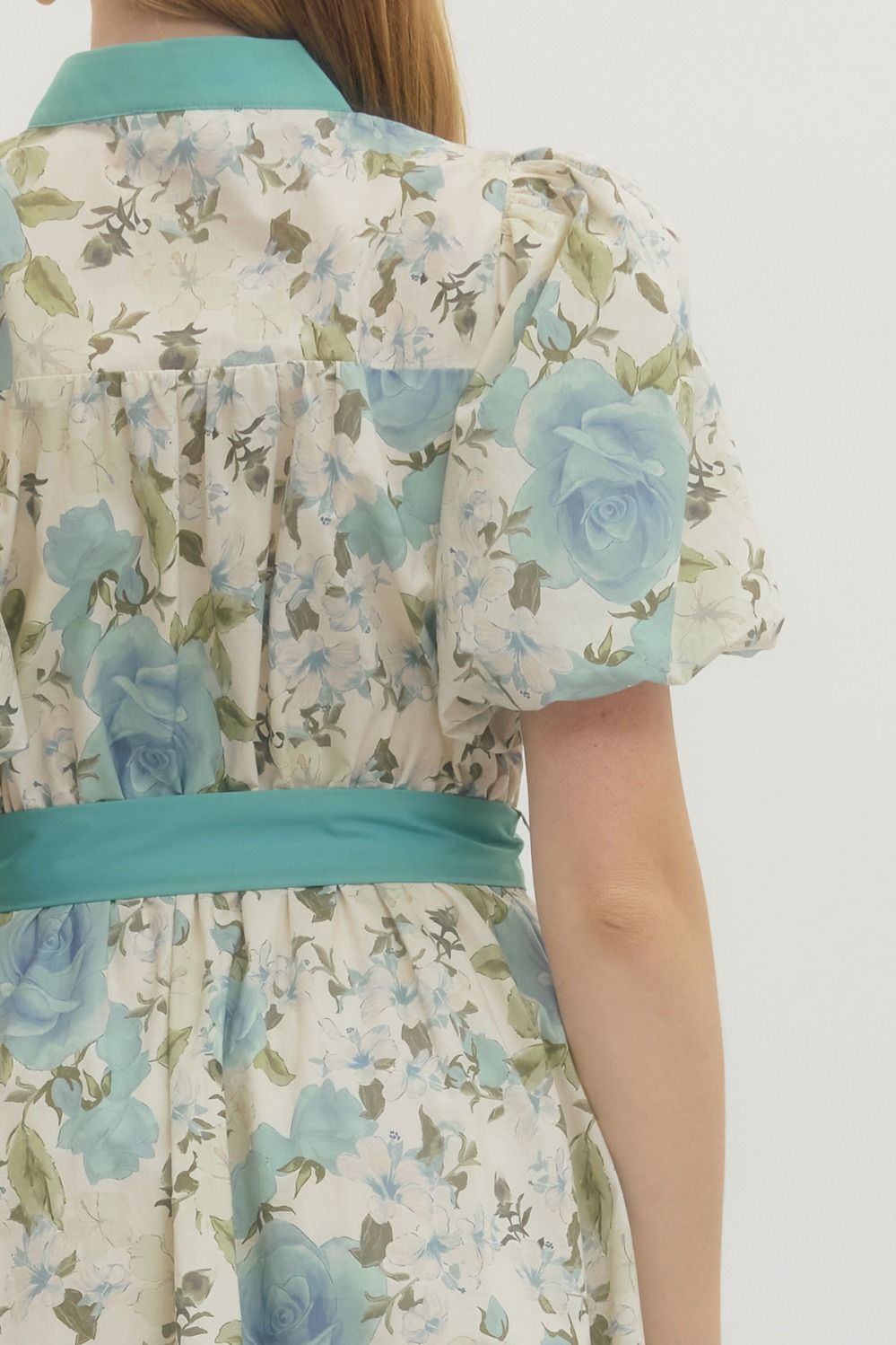 D29349 Floral Mini Dress