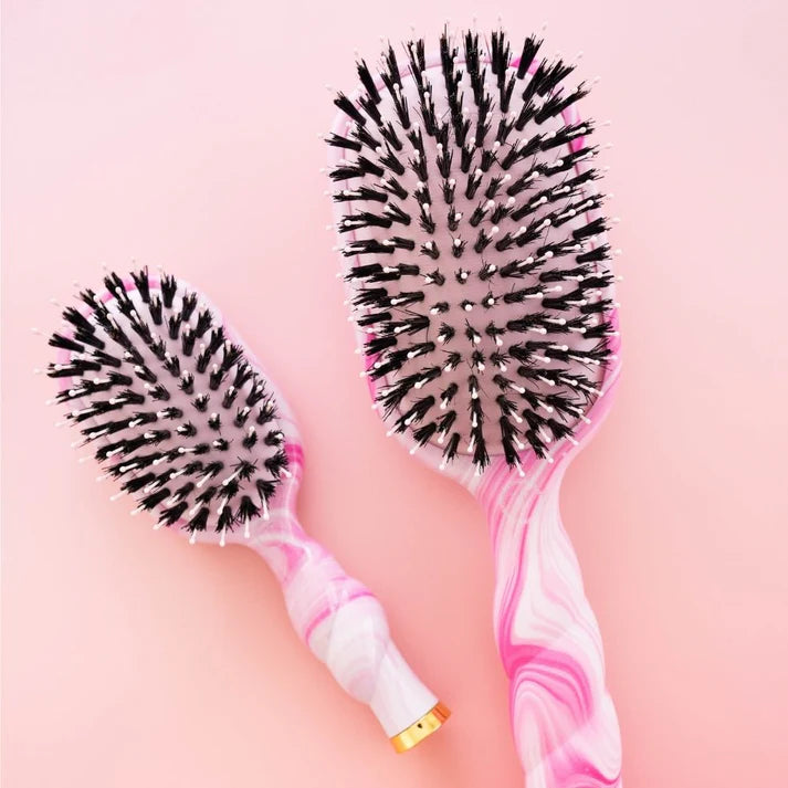TELETIES Mini Boar Bristle Hair Brush