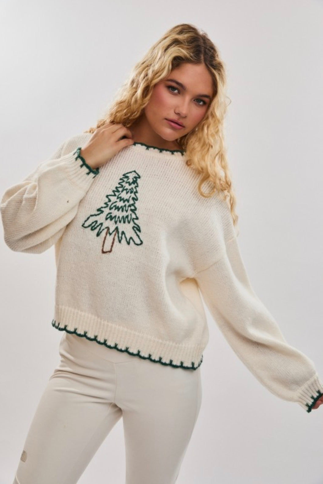 IWT6118-1 Christmas Tree Sweater