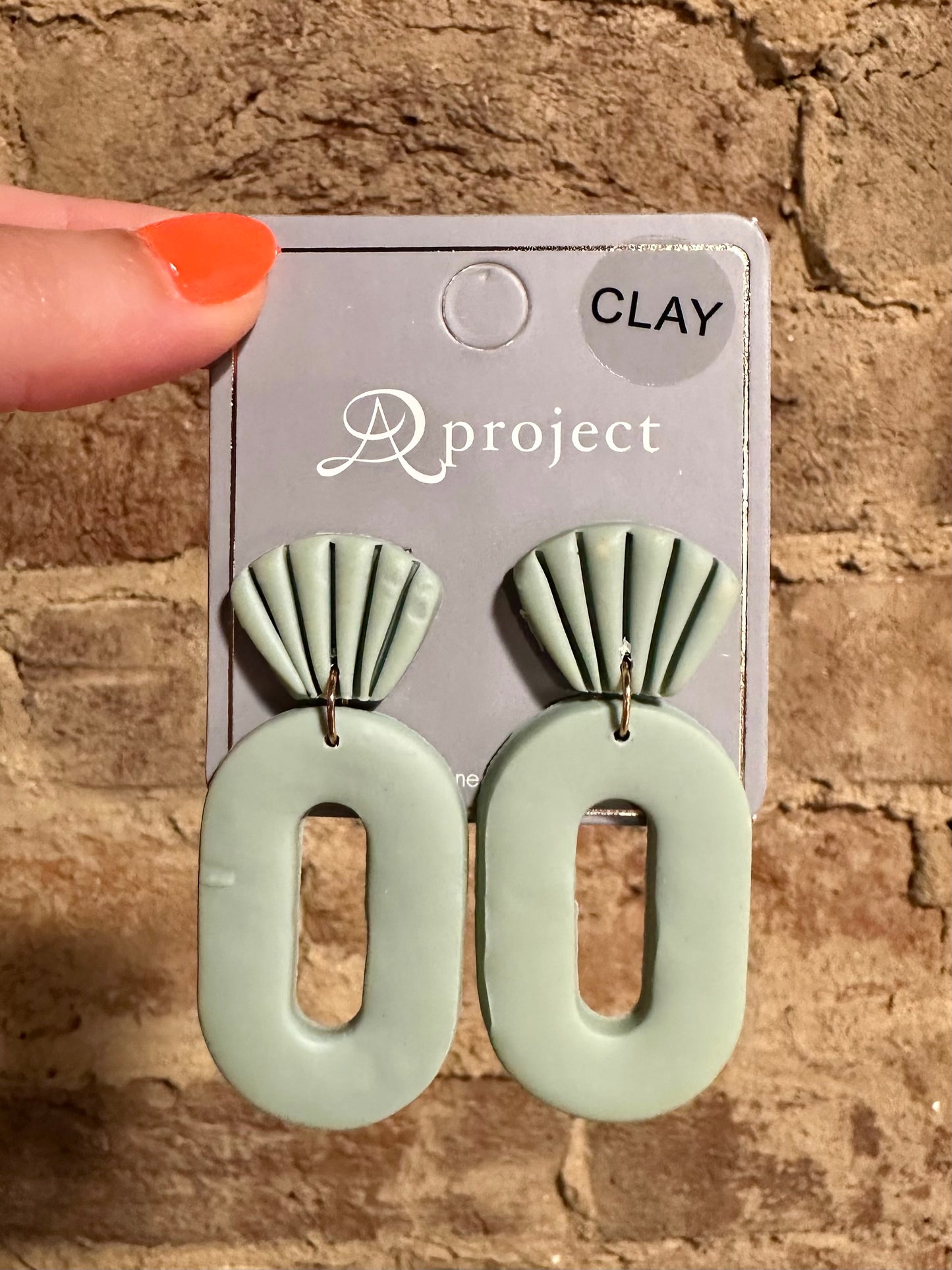 90907 Colored Clay Earrings