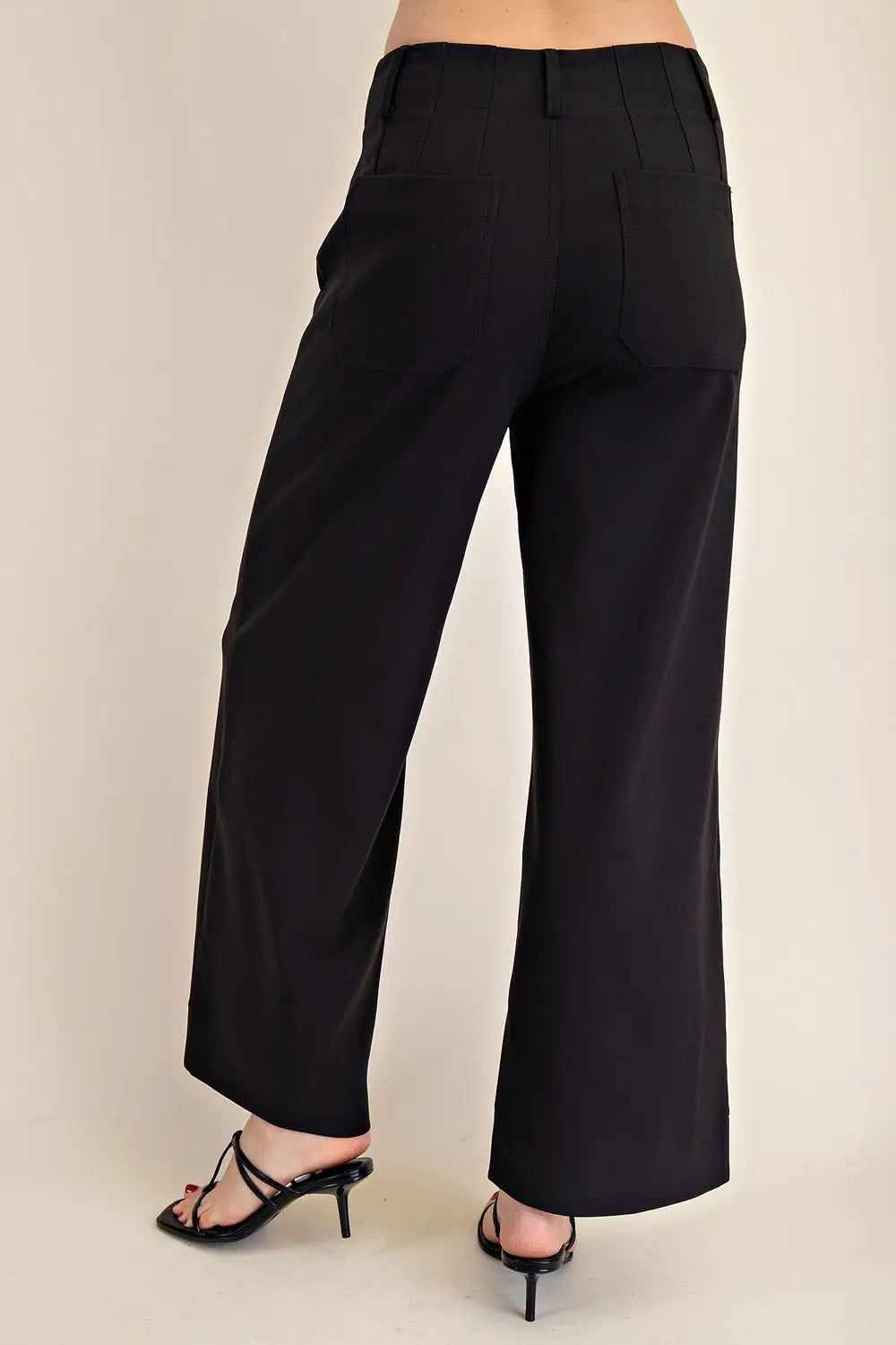 GP7912 Colette Cropped Wide Leg Pants