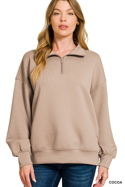 RLT-4056Y Scuba Half-Zip Pullover