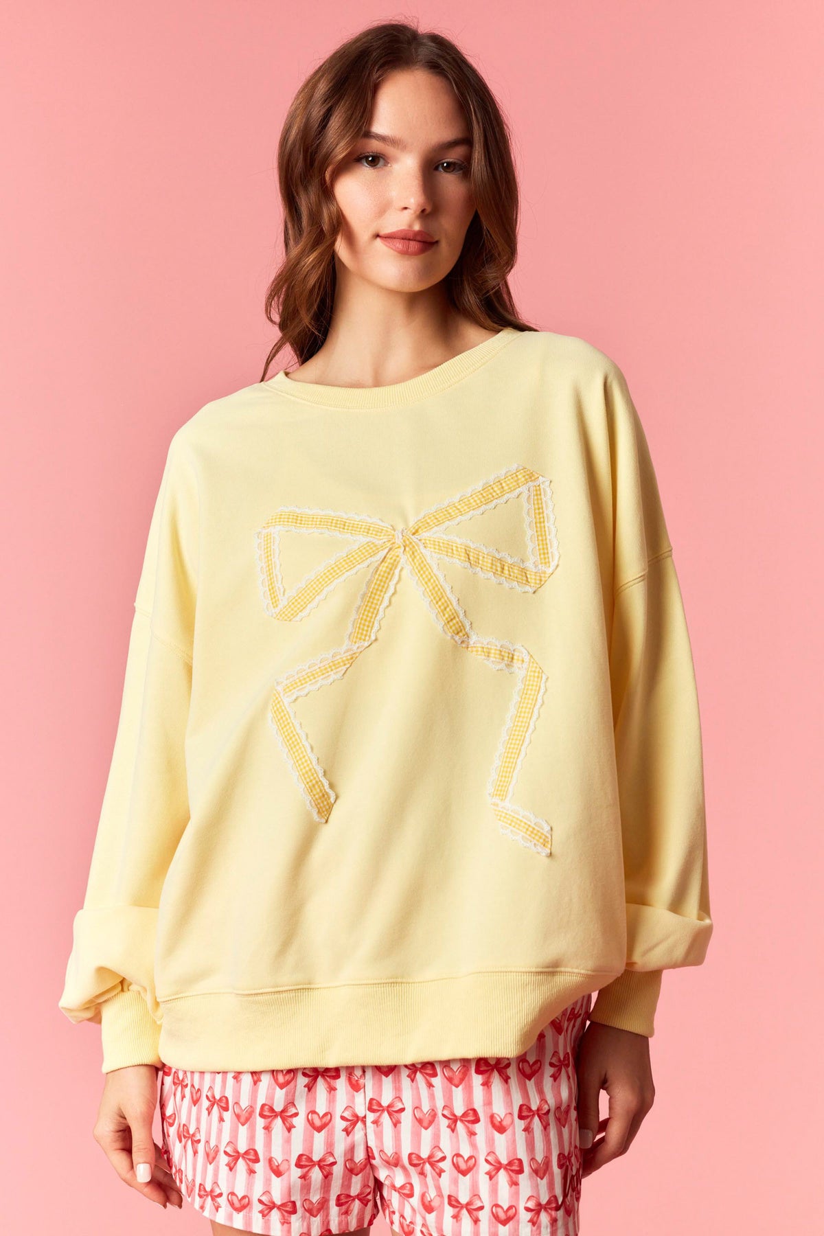 IKT300394-03 Bow Detail Sweatshirt