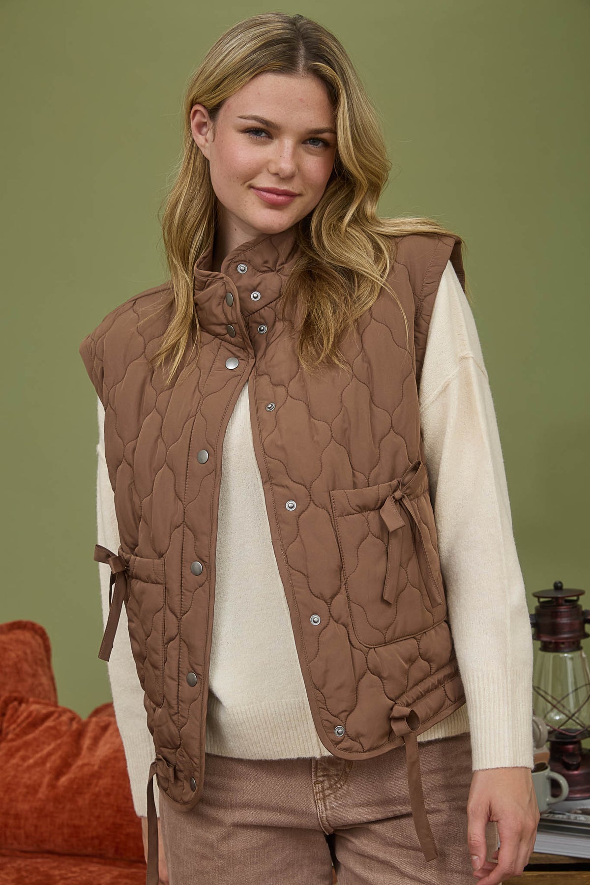 CR2684 Quilted Puffer Vest