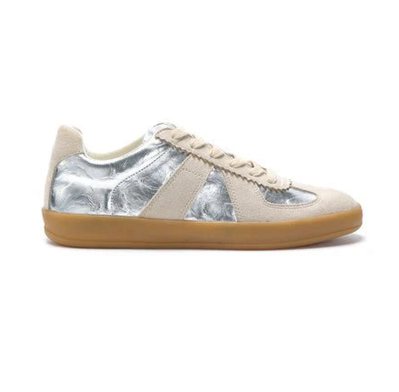 Vera Leather Suede Lace-Up Trainers