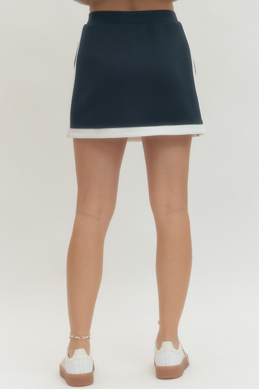 S28726 Solid Mini Skirt