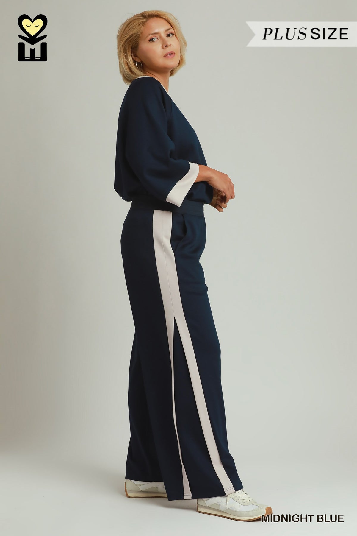 WH1119-P Curvy Colorblock Side Stripe Pants