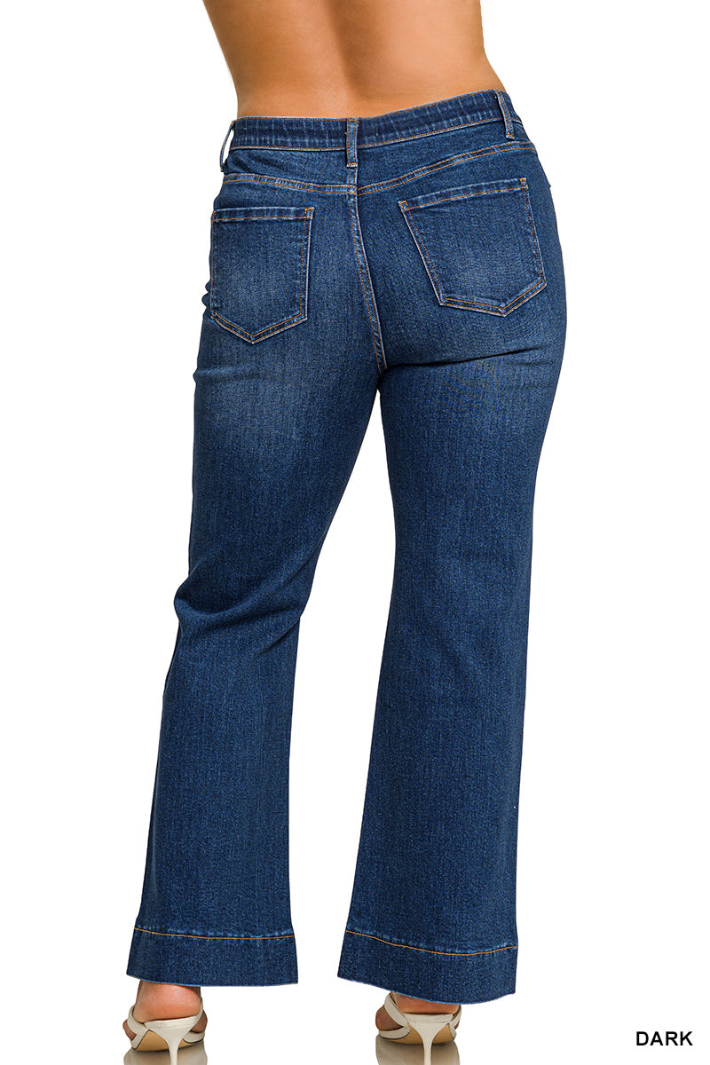 DCP-9554DDX Curvy Tummy Control Flare Jeans