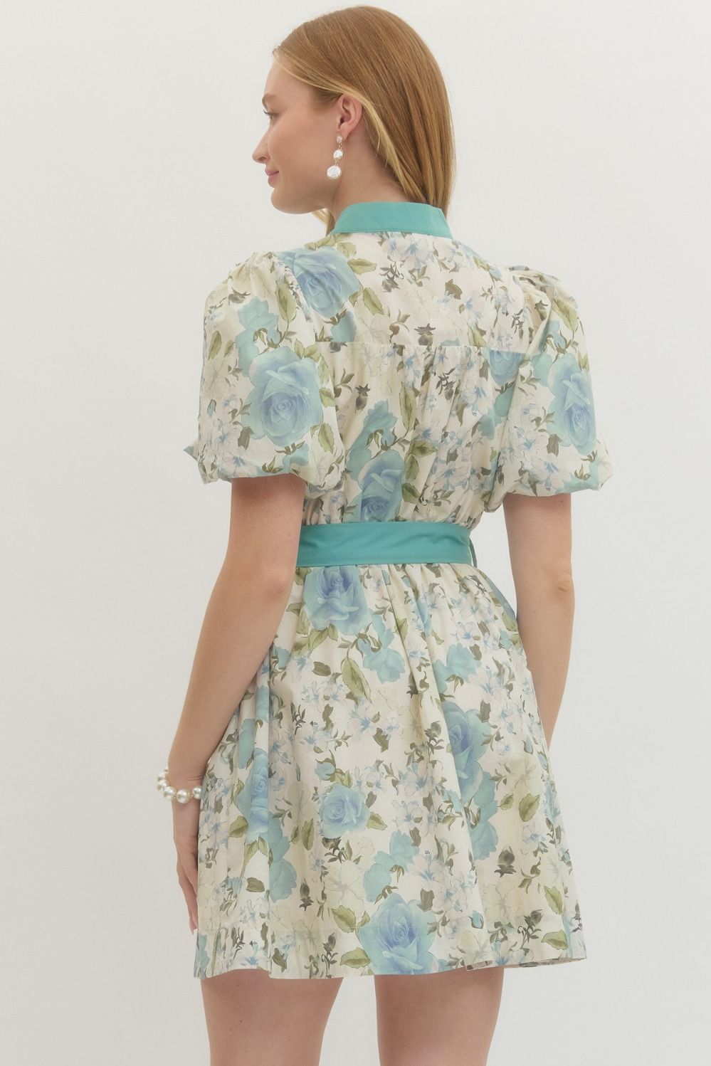 D29349 Floral Mini Dress