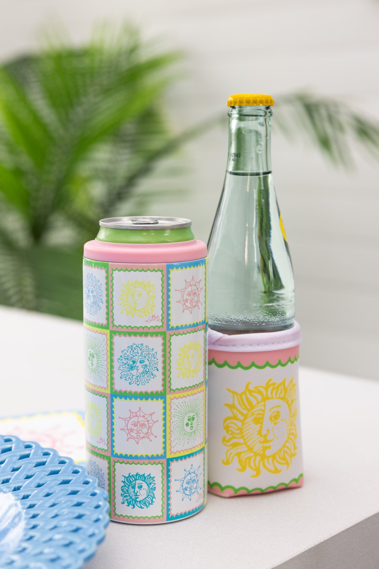 Sun Tiles Home Skinny Can Holder