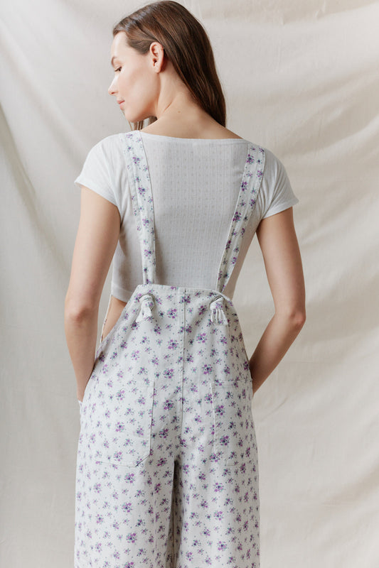 IR65309-01 Floral Printed Overalls