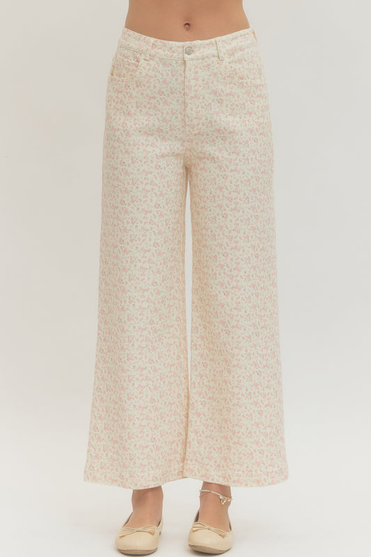 P29843 Floral Print Pants