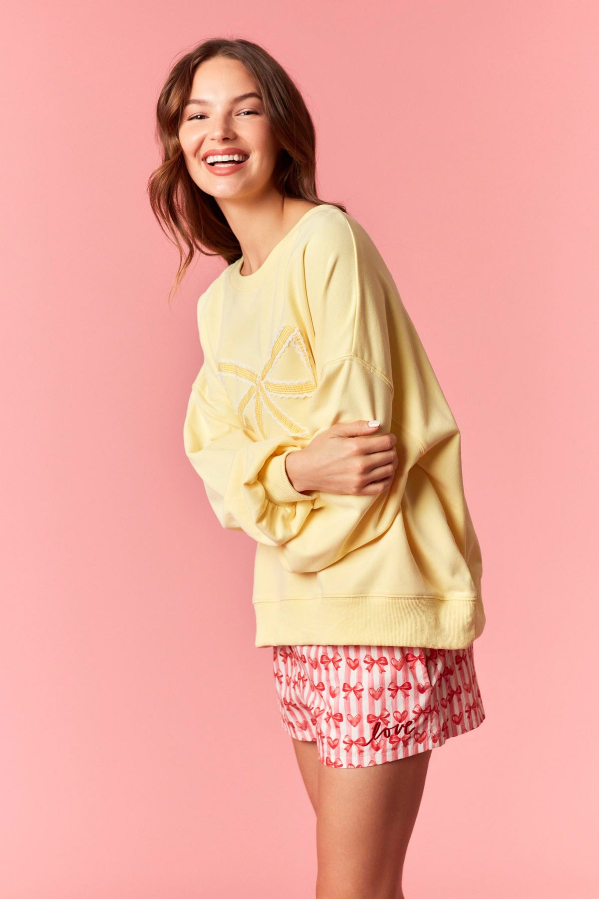 IKT300394-03 Bow Detail Sweatshirt