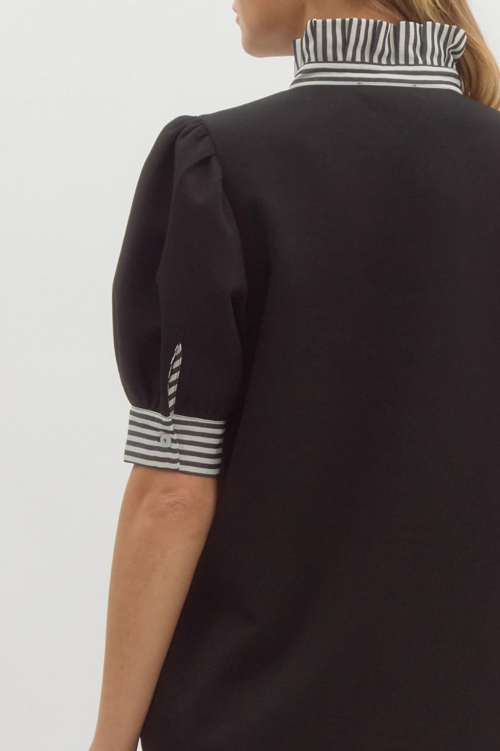 D25821 Solid Pullover Polo Dress