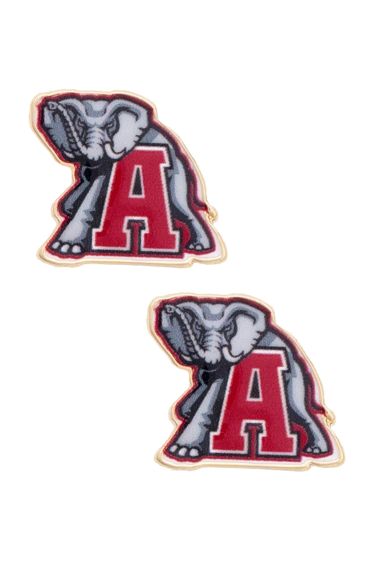 Alabama Crimson Tide Enamel Icon Stud Earrings