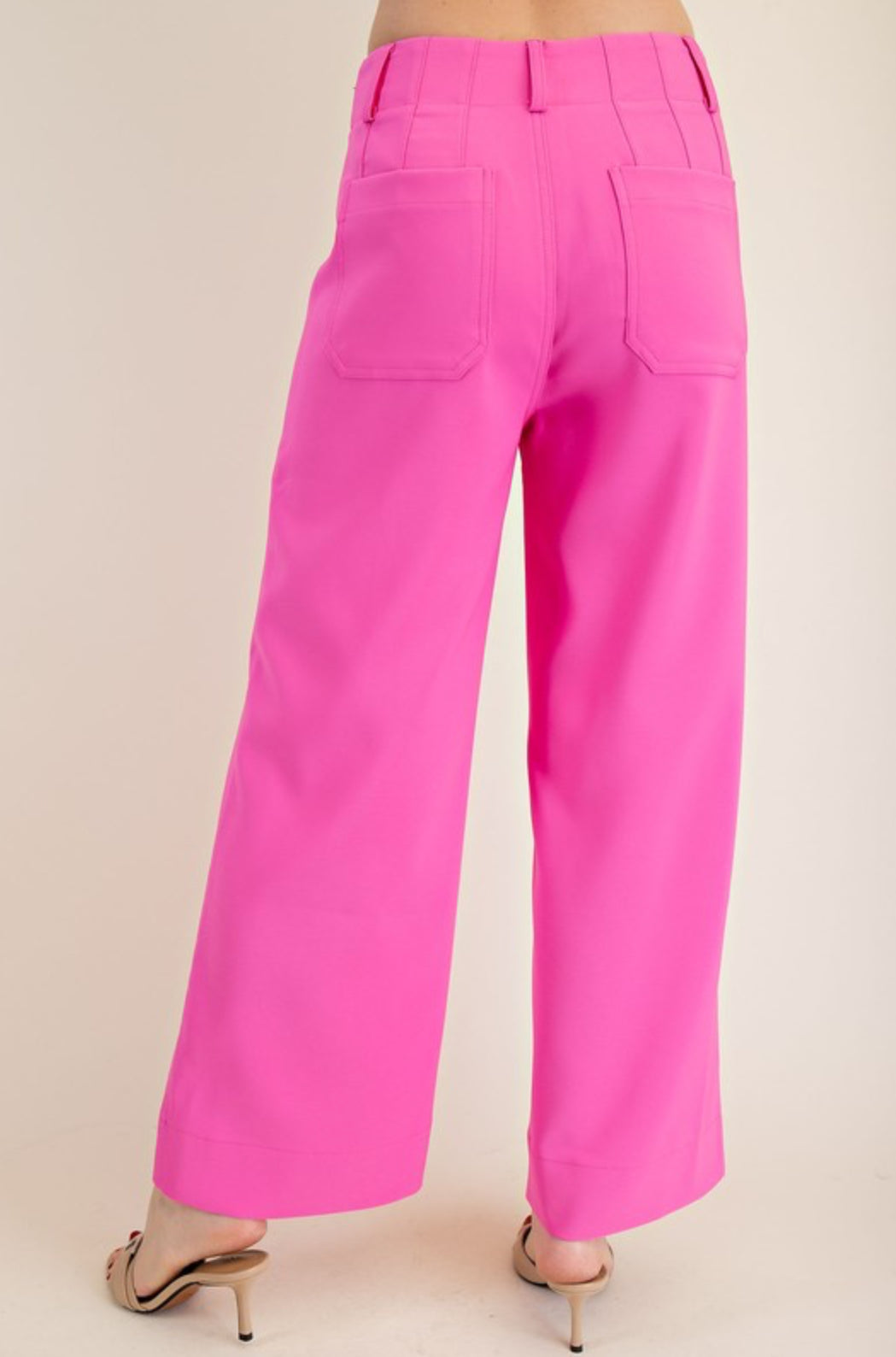 GP7912 Colette Cropped Wide Leg Pants