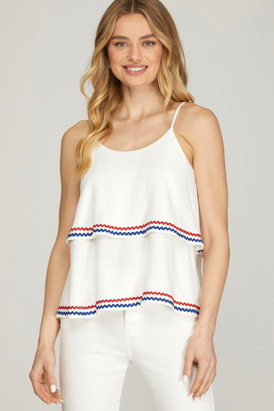 SY6940 Ric Rac Tank Top