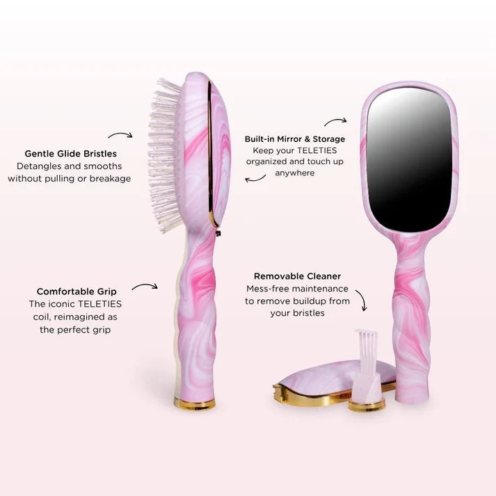 TELETIES Detangler Hair Brush for Medium Hair