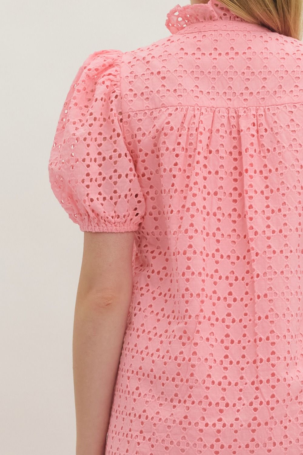 D29377 Eyelet Midi Dress