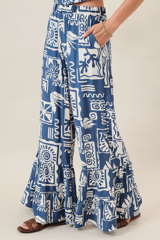 EP2700 Abstract Printed Pants