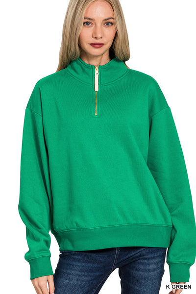 OT-4357D4 Fleece Half-Zip Sweatshirt