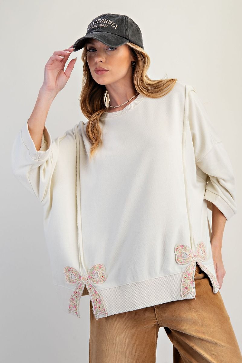 ET28101 Bow Patch Pullover