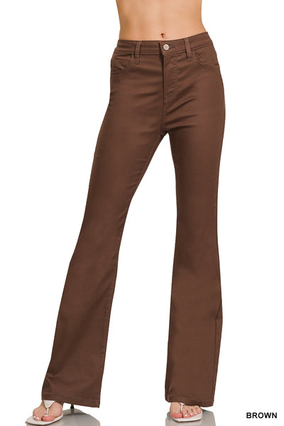 DOP-1612A Bootcut Colored Pants