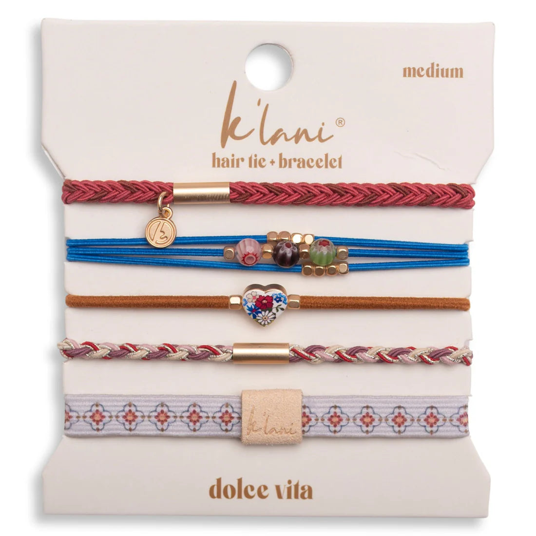Dolce Vita Hair Tie + Bracelet Set