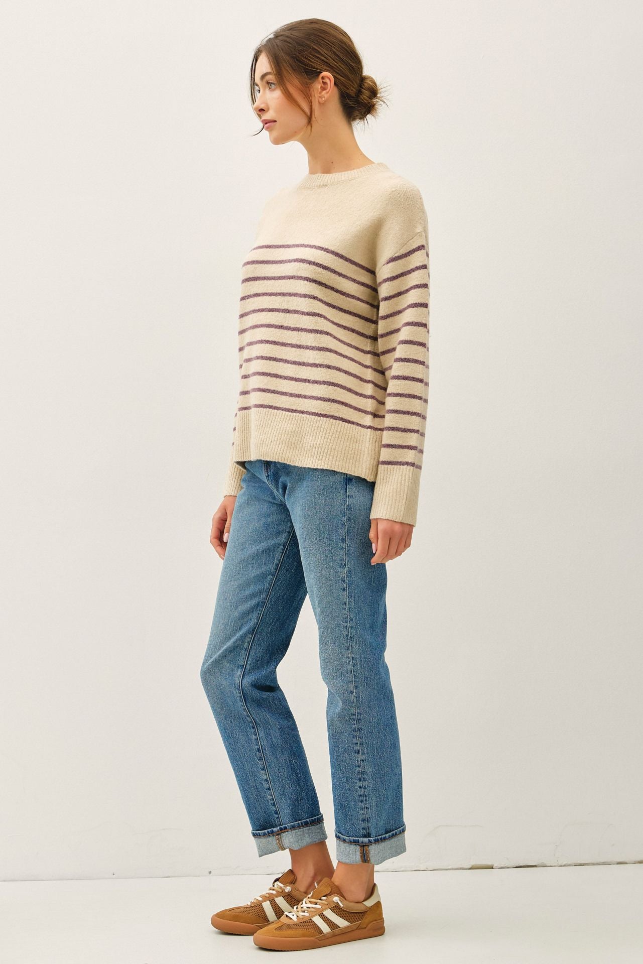 65114 Striped Sweater
