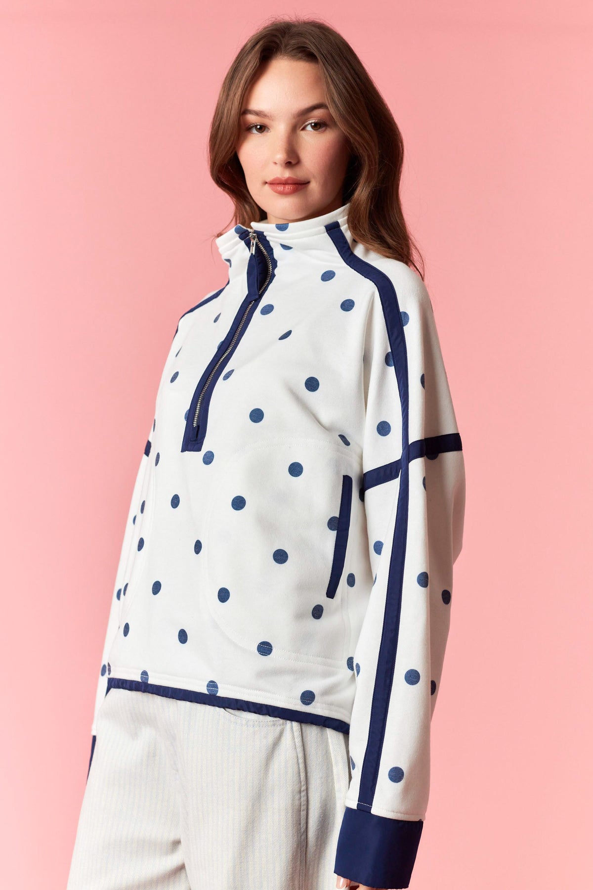 IKT300788-01 Polka Dot Pullover