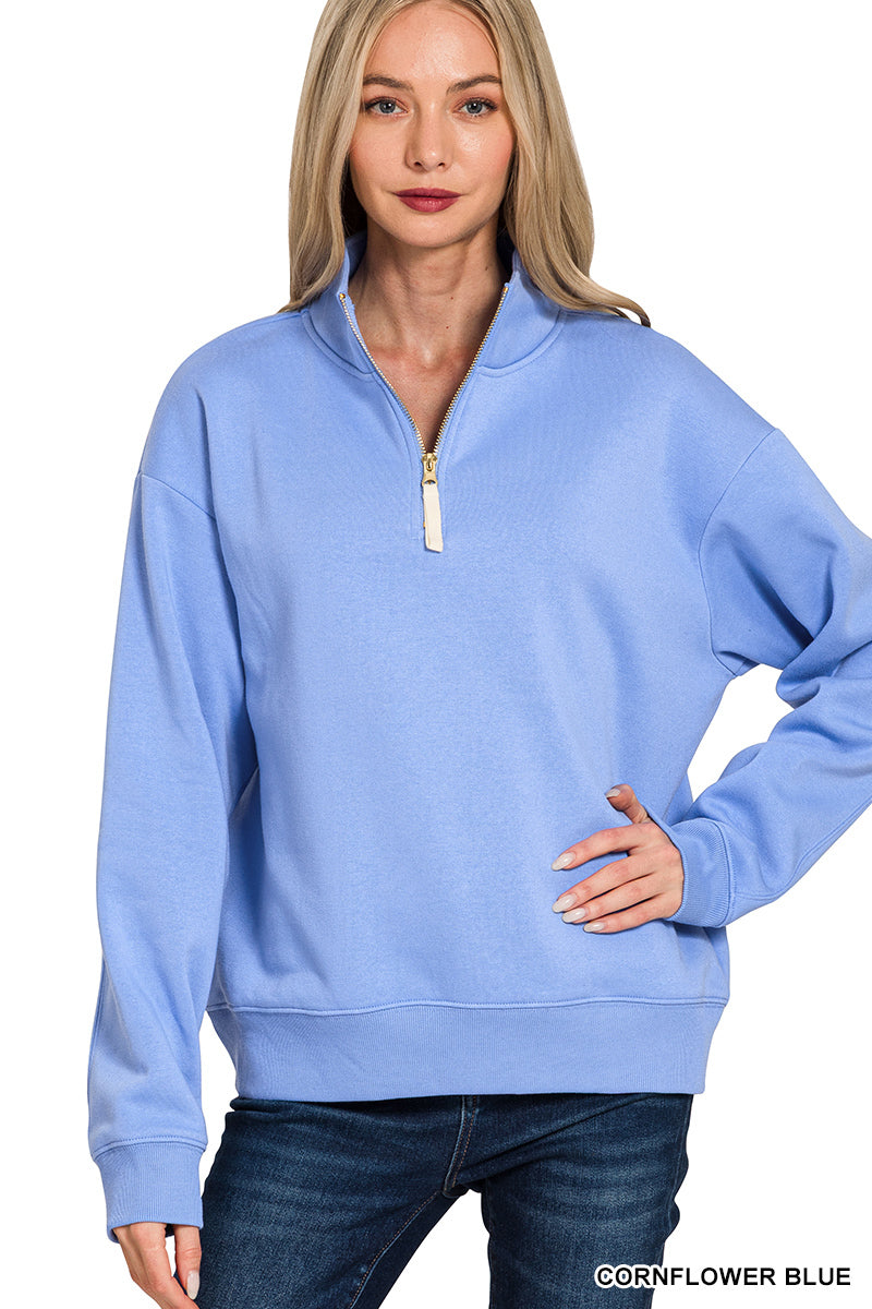 OT-4357D4 Fleece Half-Zip Sweatshirt