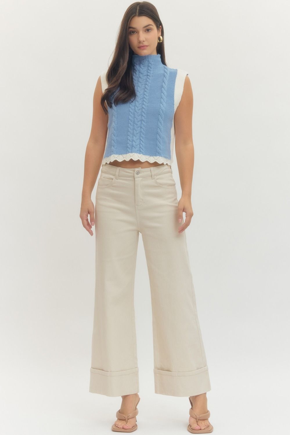 T29969 Colorblock Sleeveless Top