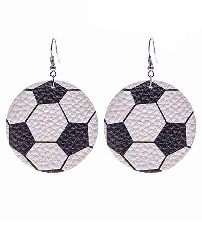 EP24788 Soccer Ball Earrings