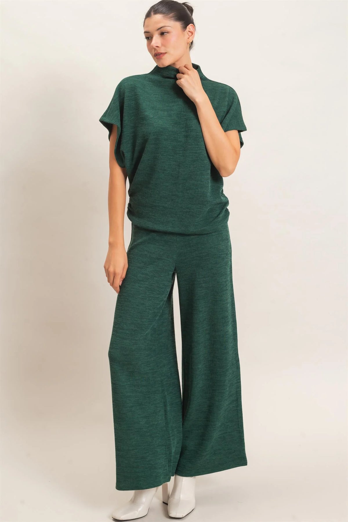 HF26F225-SET-D Dolman Sleeve Top and Pants Set