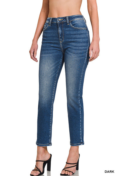 DTP-1990DD Cropped Basic Denim Jeans