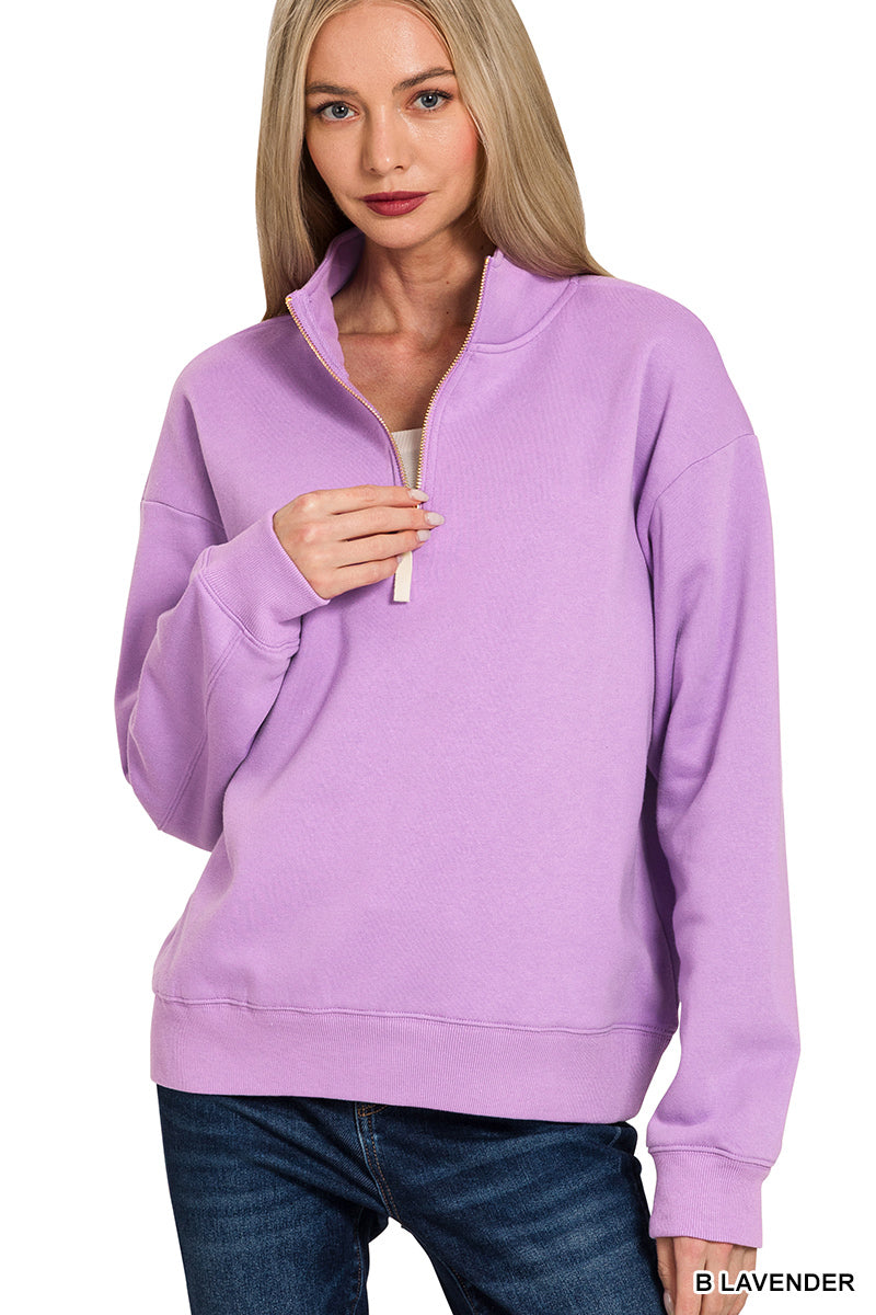OT-4357D4 Fleece Half-Zip Sweatshirt