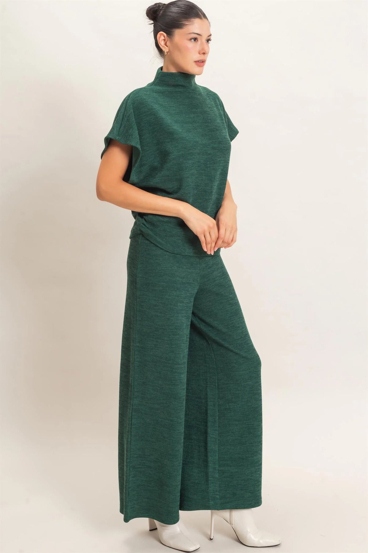 HF26F225-SET-D Dolman Sleeve Top and Pants Set