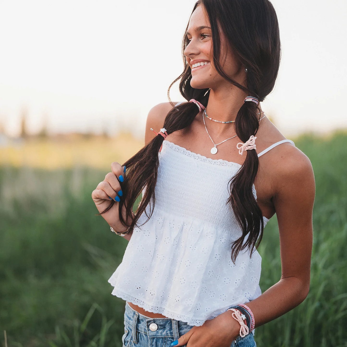 Wish Hair Tie + Bracelet Set
