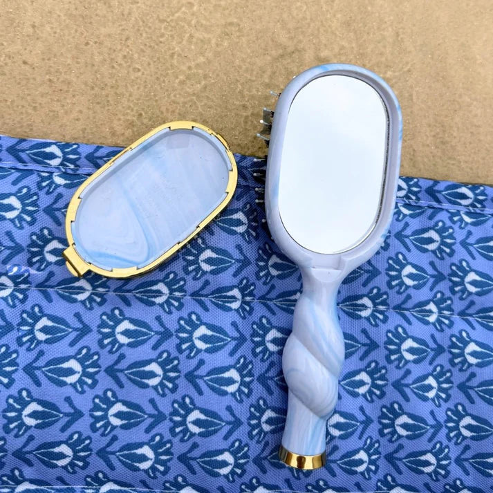 TELETIES Mini Boar Bristle Hair Brush