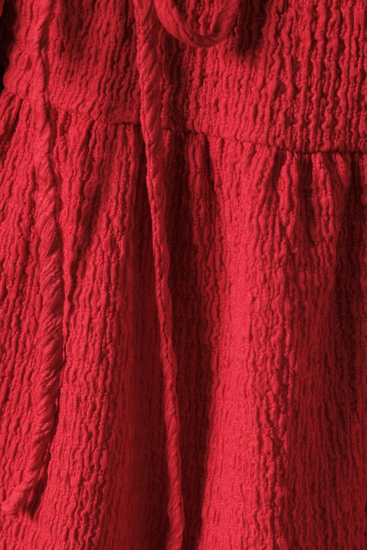 ET2739 Ribbon Tie Detail Tank Top