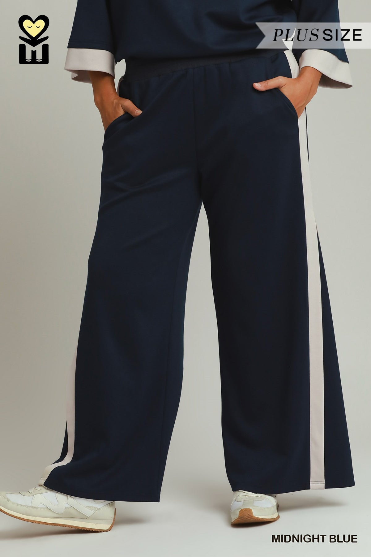 WH1119-P Curvy Colorblock Side Stripe Pants