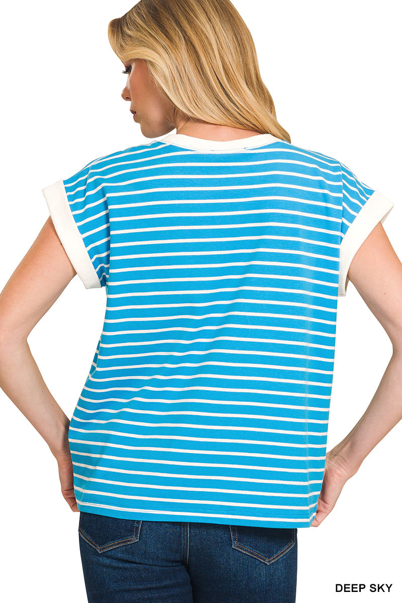 CT-3534Y Stripe Tee