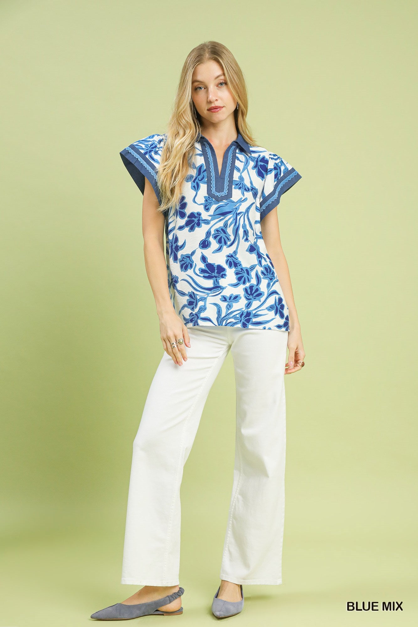C5892 Floral Top
