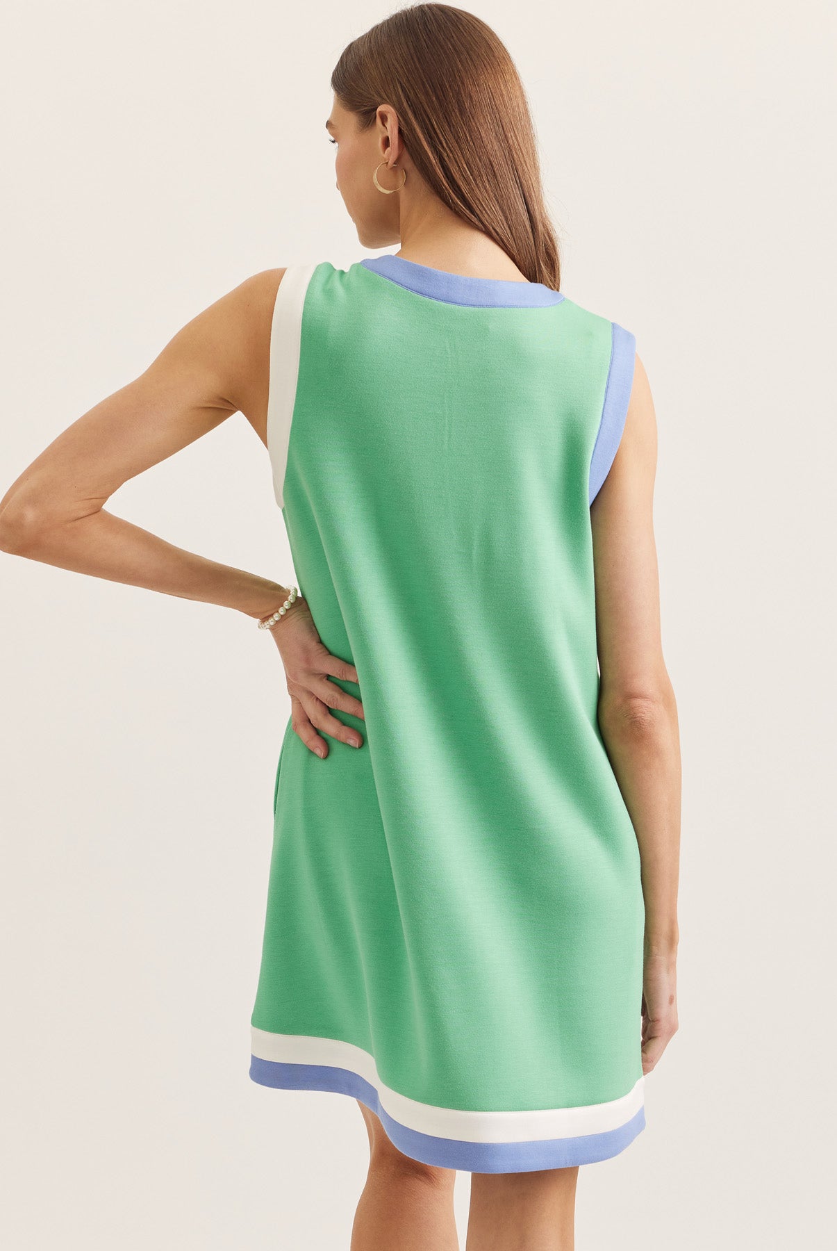 D30285 Solid Casual Dress