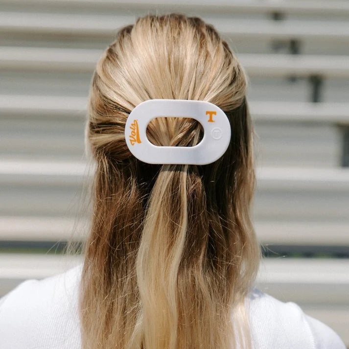 TELETIES Collegiate Medium Flat Round Hair Clip