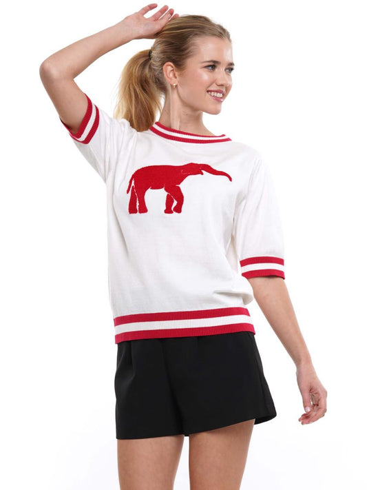 KT240130 Elephant Knit Top