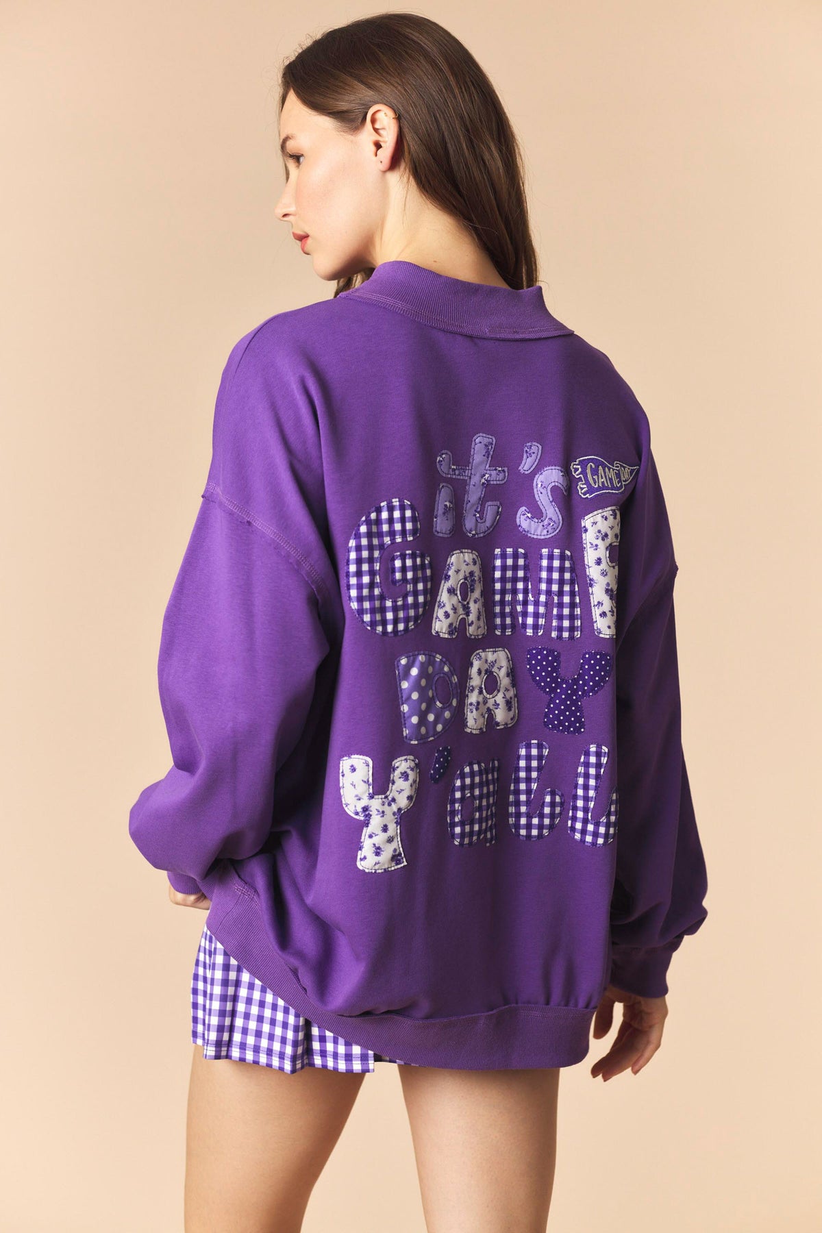 IKT300987-01 “It’s Gameday Y’all” Mock Neck Sweatshirt