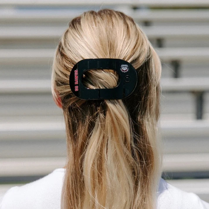 TELETIES Collegiate Medium Flat Round Hair Clip