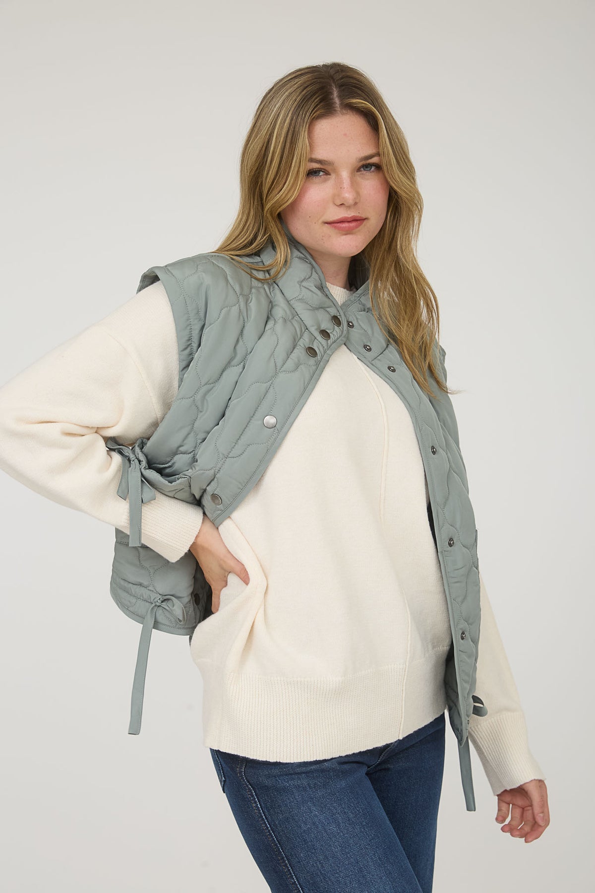 CR2684 Quilted Puffer Vest