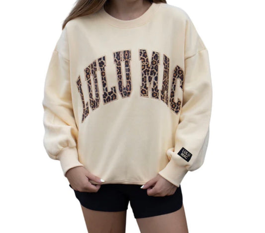 LEOP-9571 Butter Leopard Sweatshirt